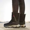 Schoenen warm pluche sneeuw waterdichte niet -slip winter vrouwen zip platform laarzen maat 3645 y200915
