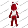 Хэллоуин красный муравьиный талисман костюм мультфильм животных тема персонаж рождественские карнавальные вечеринки модные костюмы взрослых размер открытый наряд
