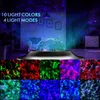 Illuminazione intelligente Proiettore di luce notturna remota Ocean Wave Controllo vocale tramite app Altoparlante Bluetooth Galaxy 10 Luce colorata Scena stellata per bambini Sala giochi per feste