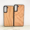 Фабрика оптом S21 Plus Ultra Wood Case для Samsung S21 гибридный TPU деревянный бамбуковый смартфон крышка смартфона