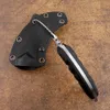 D2 Steel Fixed Blade Självförsvar Karambit Cs Go Rescue Outdoor Claw Jakt Survival Camping Militär Taktisk EDC Tool Knife