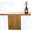 30x275cm Table Table Runner Gold Silver Senhor Tabela de toalha de tabela brilhante para suprimentos de decoração para festas de casamento WMTCBR DHSELLER2010