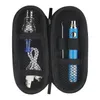 DAB Wax Pen Tillbehör Glass Globe Dome Vape Pen Kit Evod 650 900mAh Micro USB Passera genom Ugo VII med Ego Zipper Case