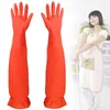 guantes largos de goma impermeables