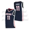 Maglia da basket personalizzata Gonzaga Bulldogs College 0 Julian Strawther 4 Aaron Cook Jr. 10 Pavel Zakharov 22 Anton Watson 35 Will Graves 55 Dominick Harris cucita