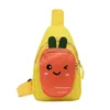 Cartoon Carrot Boys Girls Small Shoulder Messenger Bags Cute Fruit Baby Kids Purse Handbags Lovely Children's Nylon Chest Bag