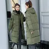 Kurtka zimowa dla kobiet plus rozmiar 8xl zimowy płaszcz żeński kurtka zima z kapturem ciepłe parki damskie w dół kurtka luźna odzież wierzchnia 201019