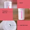 230ml Mini Mute Ultrasonic Air Humidifier Aroma Essential Oil Diffuser Aromatherapy Mist Humidifiers with LED Lights for Home Car Bedroom