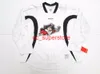 Сшитые пользовательские Portland Pirates AHL White CCM Hockey Jersey Добавьте любое имя номера мужские дети Джерси XS-5XL