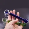 Mini Glass Hammer Bongs Arm Percolator Portable Rökning Vattensked Rör Bubbler Glas Tobak Bongs Dry Herb Pipes