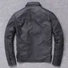 Tcyeekストリートウェア100％天然本物の革のジャケット男性秋の春の服2020モトビッカー本物のシープスキンコートジャケットLJ201029