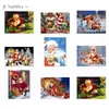 5D DIY Christmas Full Drill Rhinestone Diamond Painting Kits Cross Stitch Santa Claus Snowman Home Décor FY3209 BDC21