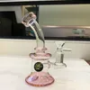 Кальяны Bong Dab Rig Прибытие 6,7 дюйма стеклянные водопроводные трубы красочные бонги.