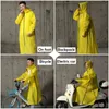 eva raincoat النساء السوستة سستة مقنعين بونتشو دراجة نارية طراز مطري طويل المشي لمسافات طويلة بونتشو سترة المطر البيئي 2201171458158