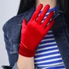 Guanti in velluto 70 cm extra lunghi rosso opera femminile guanti da sera da donna con touchscreen in velluto dorato ad alta elasticità