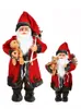 クリスマスデコレーションサンタクロースドールギフトクリスマスツリー装飾クリエイティブプラッシュサンタクロースおもちゃ飾り304560 cm 201130