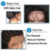99Jブルゴーニュレース前頭ウィッグカラーレースフロントシミュレーション人間の髪の毛のための男の髪の毛赤ちゃんヘアが付いている