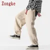 ZONGKE WINTER HAREM PANTS MEN JOGGERS STEATEWERMEN PANTS PONSOUSERS CHISHNOWSTYL CASHMERE MENS 2020 M-4XL204B