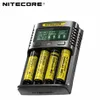 Nitcore um4 um2 intelligente oplader voor 18650 16340 21700 20700 22650 26500 18350 AA AAA batterij laders 4 slot 2A 18W