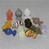 Smoking 25mm OD Colorful Glass Bubble Carb Caps For Flat Top Quartz Banger Nails Nectar Water Bongs Pipes Oil Dab Rigs