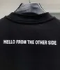 Herren Designer Frühling Sommer Destroy Letters T-Shirt Mode Hoodies Männer Frauen Casual Baumwolle Baseball T-Shirts Weiß Schwarz Blau253I