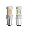 Nuove luci a LED per interni auto 1X 1156 Ba15s 1157 P21 / 5W Indicatori di direzione automatici T20 7443 W21 / 5w T25 3157 Lampadine a diodi per veicoli a due colori