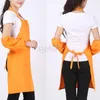 Pocket Craft Cooking Baking Aprons Household Adult Art Painting Solid Colors Apron Kitchen Dining Bib Customizable BH2950 TQQ