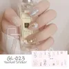 16tipsSheet Série Glitter Pó Lantejoulas Moda Nail Art Adesivos Coleção Manicure DIY Unha Polonês Tiras Wraps para Festa De2582393