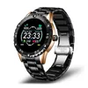 2021 Mężczyźni Sport Watch IP67 Waterproof Smart Watch Teast Fitness Tracker dla Android OS Steel Band Wysoka jakość Smart2917498