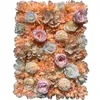 2022 새로운 40x60cm 인공 장미 꽃 벽 수국 행 시뮬레이션 가짜 꽃 장식 결혼식 사진 스튜디오 배경 벽