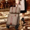 Suitcases Pu Leather Suitcase Set Ladies Fashion Rolling With Handbag Men's Luxury Trolley Luggage Travel Bag Carry-on