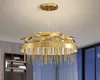 Nieuwe Patent Moderne Kroonluchter Verlichting voor Woonkamer Geborstelde Gouden LED Lichtarmaturen Woondecoratie Lamp Luster