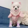 4 sztuk Denim Pet Dog Buty antypoślizgowe Wodoodporne Sportowe Sneakers Botki Oddychające Booty Psy Dostawy