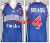 Dejan Bodiroga #4 Team Jugoslavija Joegoslavië Joegoslavië Retro Basketbal Jersey Heren Gestikt Custom Elk Nummer Naam Jerseys