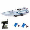 Höghastighets fjärrkontroll Speedboat 2.4g 88cm Super Stor Modell Dual Motor Drive System Radio Control Modell Toy RC Racing Boat