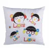 3 Sizes Sublimation Pillowcase Double-faced Heat Transfer Printing Pillow Covers Blank Pillow Cushion Without Insert Polyester Pillow Covers