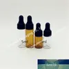 에서 재고 있음 500pcs 3ml 앰버 유리 dropper 병 항아리 병에 화장품 향수 에센셜 오일 병에 대 한 피펫 함께