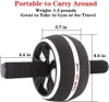 2020 Nouveau Ab Roller Wheel Roller Trainer Fitness Equipment Gym Home Workout Abdominal Muscles Training Home Gym Fitness Equipment Q1225