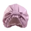 Nuovo arrivo Foulard intersecante Bowtie Design Donna Beanie Daily Turban Head Wrap Band Sleep Hat Pieghettato Yoga Sport Cap