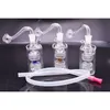 hochwertige Glas-Ölbrenner-Bong, Pyrex-Glas-Ölbrennerrohre, dicker kleiner Bubbler-Becher, Bong, MiNi-Öl-Dab-Rigs zum Rauchen