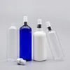 12 STKS 300/400 / 500ML Plastic Zilver Spray Flessen Lege Gekleurde Hervulbare Pet Parfum Fles Fles Reis Maat Cosmetische Container