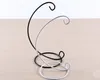 Iron Wedding Candle Holder Marockansk Candlestick Glass Ball Hängande Bracket Stativ