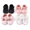 Baby Girls First Walkers Newborn Shoes Cute Bowknot Infant Prewalker Soft Bottom Anti Slip Toddler Girls Princess Shoes