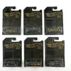 Hot Wheels Car Collector's Black Gold Edition 50e anniversaire en métal Diecast Cars Collection Enfants Jouets Véhicule pour cadeau 6pcs / set LJ200930