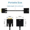 DVI мужчина до VGA женский адаптер Full HD 1080P DVI-D соединители 24 + 1 25PIN до 15Pin Cable Converter для PC Computer Monitor