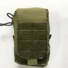Partihandel 50st/Lot Tactical Molle EDC Pouch Liten Medical Belt Midjepack Mobiltelefon Holder Laser Torch Midjepaket