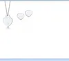 2020 chaîne épaisse en acier inoxydable disponible à bas prix avec bracelet en anneau de plaque de coeur et colliers pendentif sertis avec boîte et da197n
