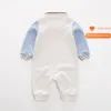 Yiering Baby Casuary Romper Boy Gentleman Style Onesie for Autumn Baby Jumpsuit 100％CottonLJ201023326R