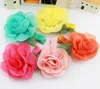 New Fashion Kids Baby Accessories Children Girls Hair Ornaments Hair Bands Hair Clips Rose Flower Princess Baby Party Headwear mix231W