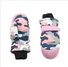 Luvas quentes de inverno Ski Glovers ajustável Camuflagem Impressão Luva Crianças Catton espessura média exterior Desporto Waterpoof SupplyLSK1587